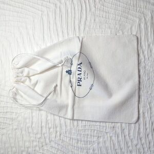Prada White Dust Bag
